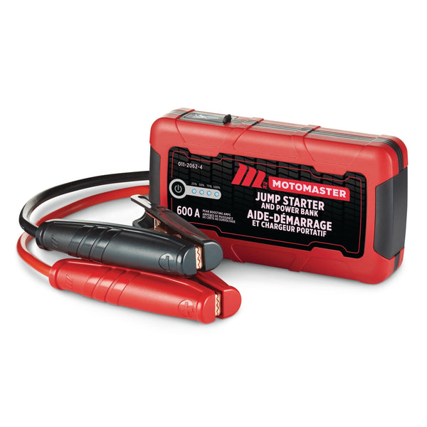 Booster Pack/Jump Starter & USB Power Bank, Lithium-ion, 600-Amp, 12V R3466