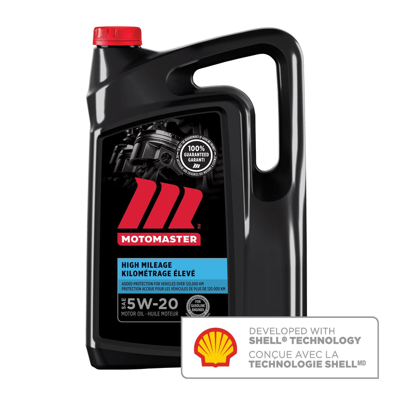 High Mileage 5W20 Conventional Engine/Motor Oil, 5-L Y7802