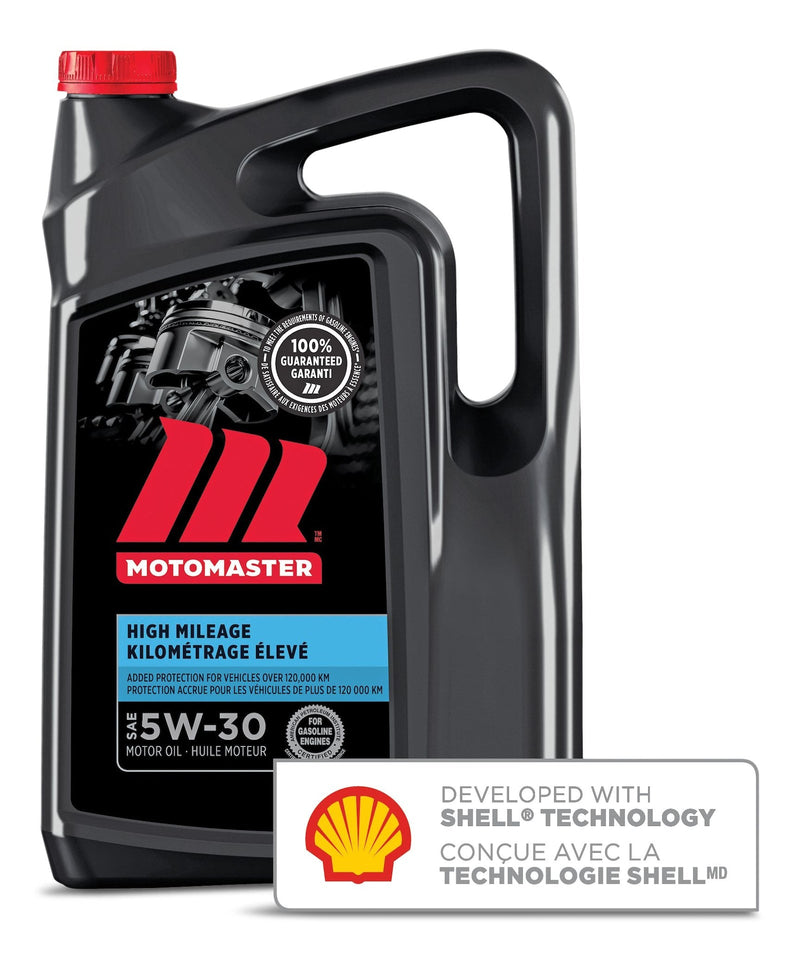 High Mileage 5W30 Conventional Engine/Motor Oil, 5-L M6807