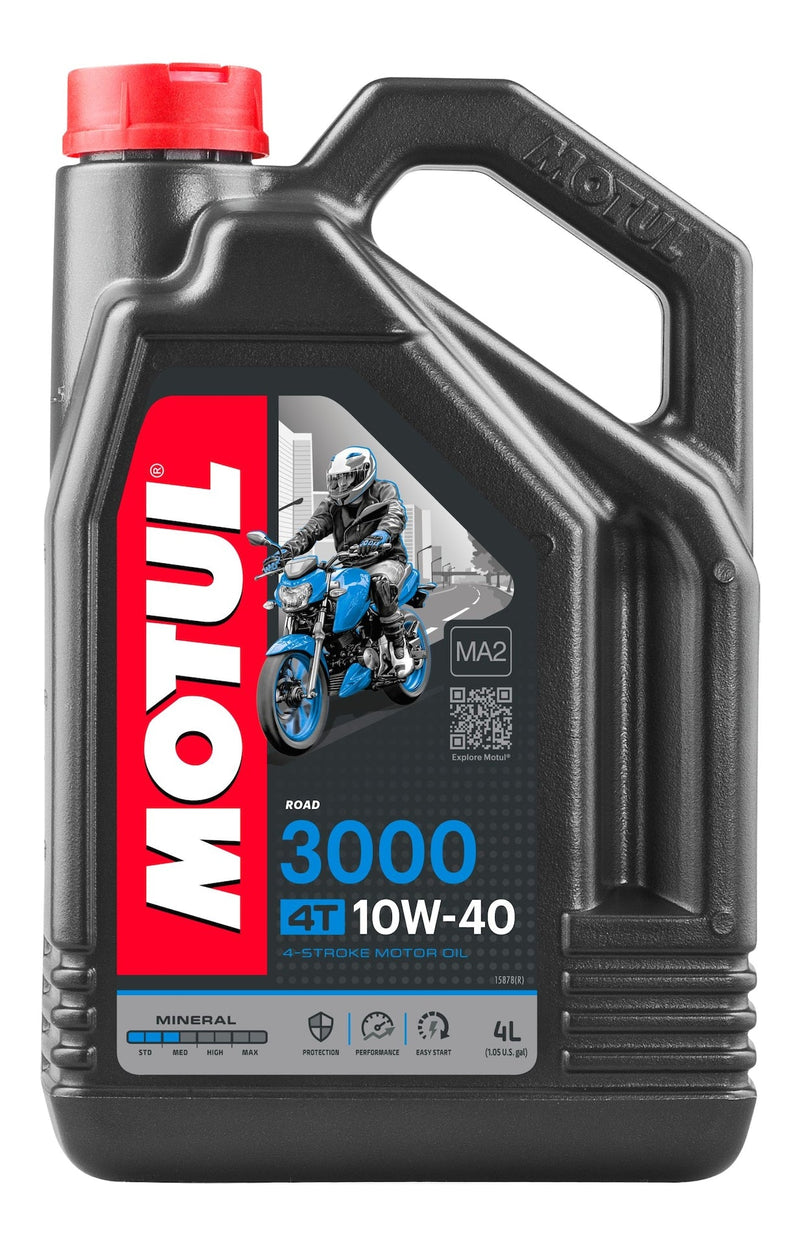 3000 4-Stroke 10W40 Mineral Motor Oil, 4-L N1868