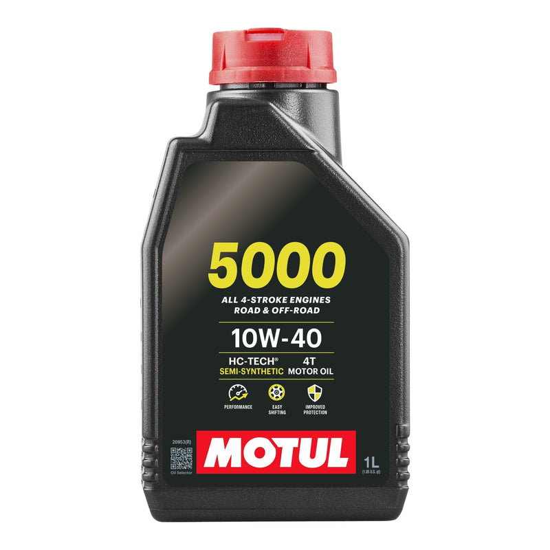 5000 4-Stroke Semi-Synthetic 10W40 Motor Oil, 1-L T9826