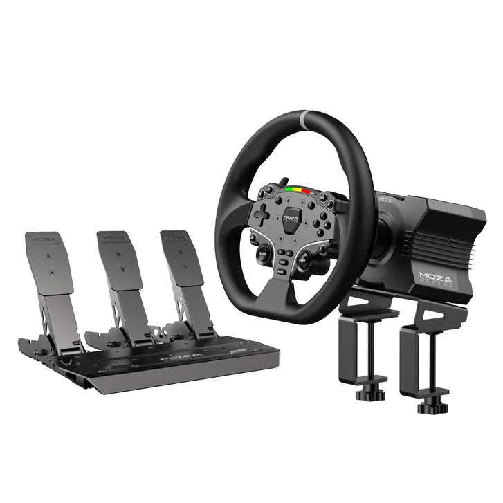 MOZA R5 All-in One PC Gaming Racing Simulator Bundle with Clutch I9103