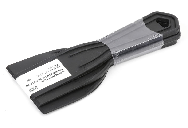 Multi-Purpose Plastic Spackling/Putty Knife, Wall and Paint Scraper Set, 3-pc K4817