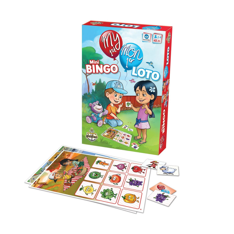 My 1st Mini Bingo Board Game, Bilingual, Ages 2+ Y0571