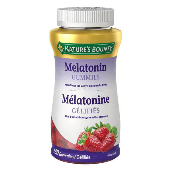 Nature's Bounty Melatonin Gummies, 180 Gummies D0262