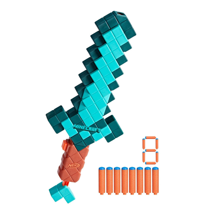 Diamond Sword Dart Blaster with 8 N1 Darts F7682
