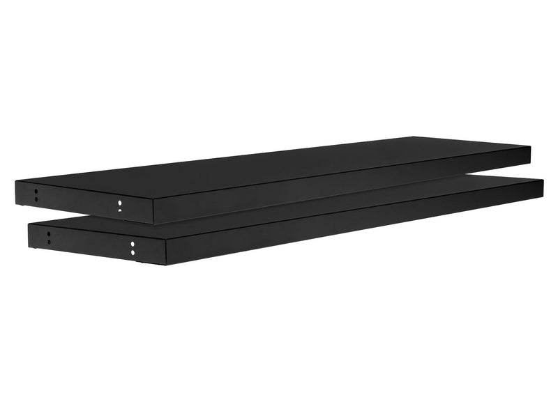 Bold 3.0 Display Wall Shelf Set, 48-in, Black, 2-pk V8508