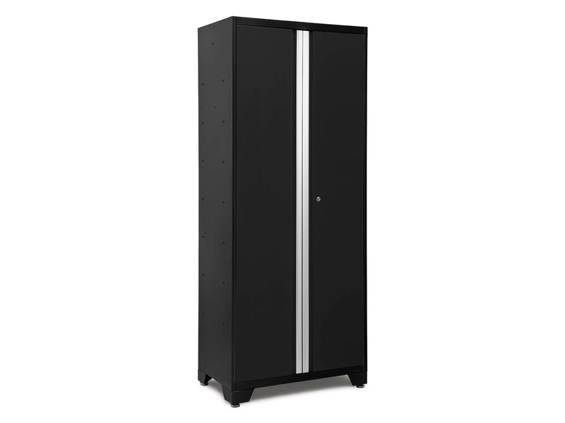 Bold Series 24-Gauge Steel RTA Storage Locker with 3 Shelves, Black, 30-in J9217