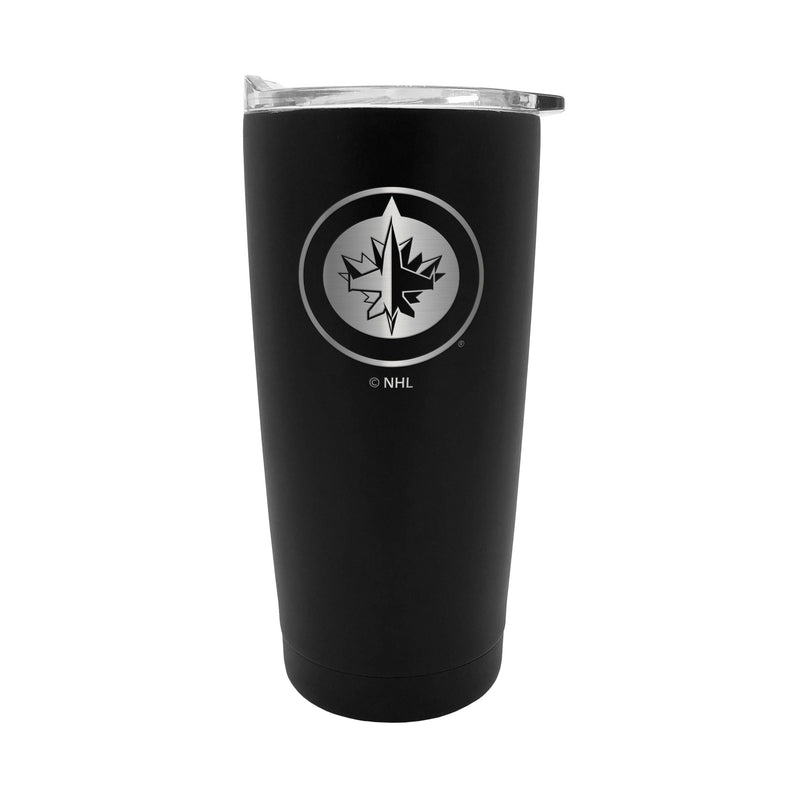 Executive Stainless Steel Insulated Travel Tumbler, Black, 20-oz Y3331