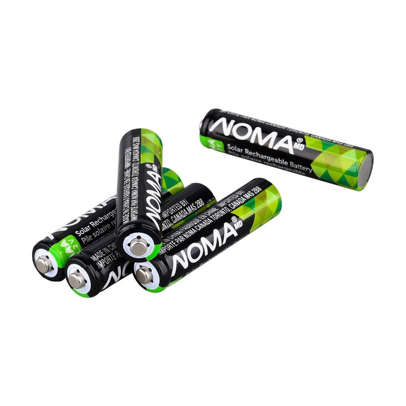 AAA Ni-MH 300mAh Rechargeable Batteries for Solar Lights, 1.2V, 4-pk W3245