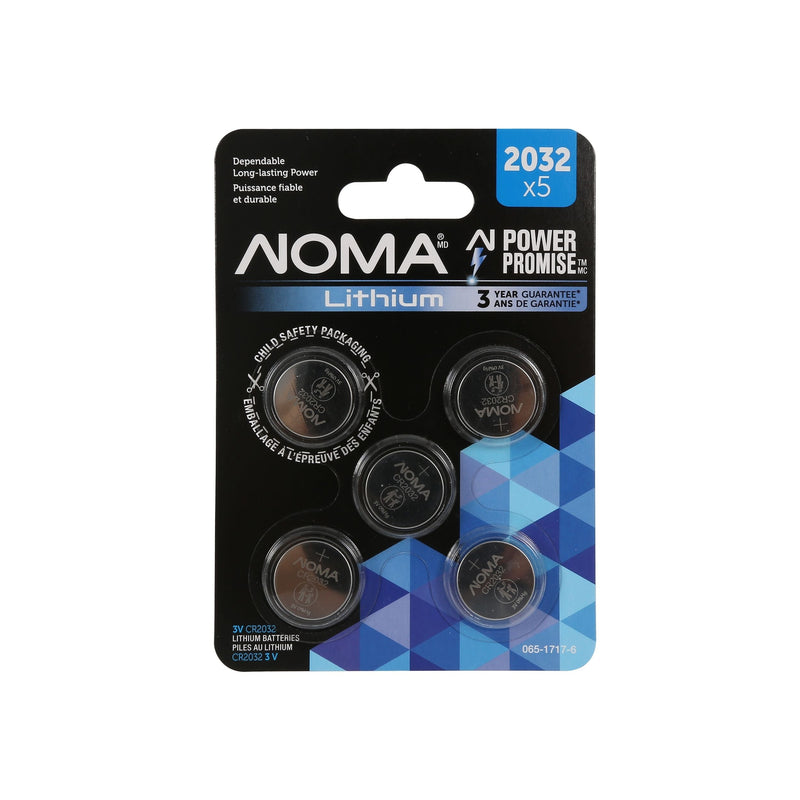 CR2032 3V / 3 Volt Lithium Coin Cell Batteries, Long Lasting, 5-pk Y6846