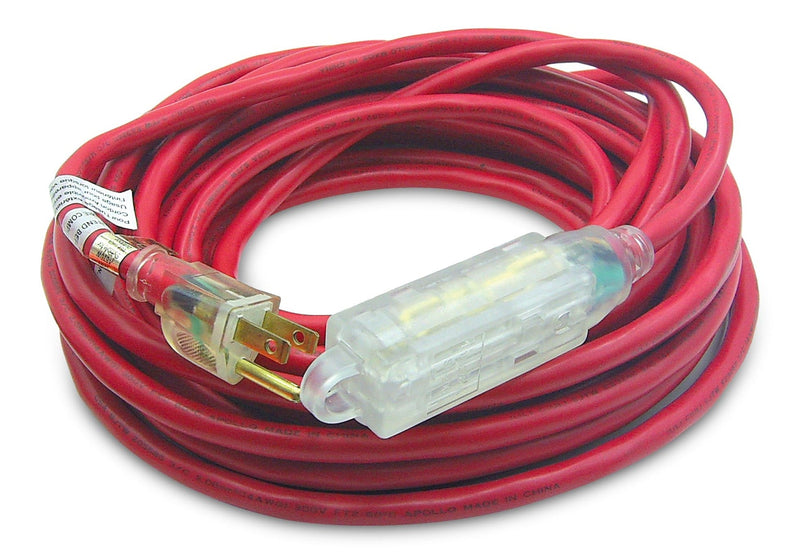 Outdoor Extension Cord with 3-Grounded Outlets C0891