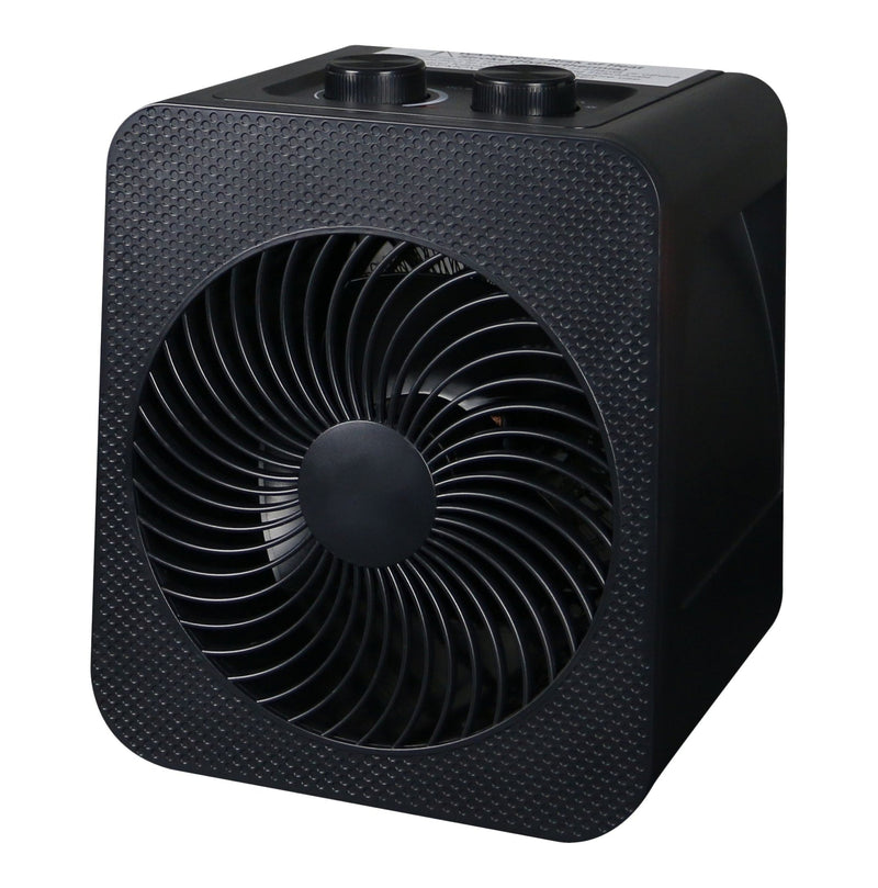 Portable 2-In-1 Personal Heater & Fan, 1500W, Black Z6102