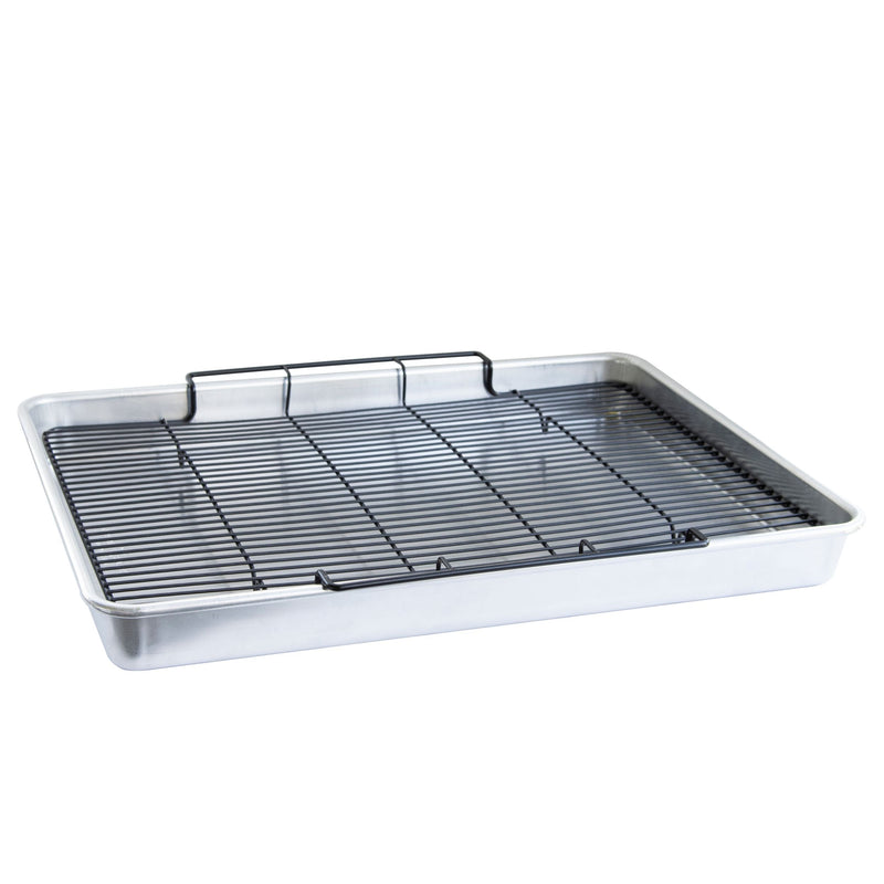 Oven Crisp Aluminum Baking Sheet with Tray, 2-pc V7320