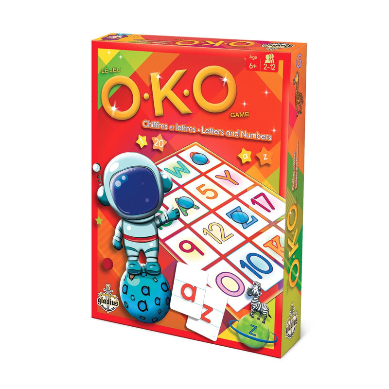 Letters & Numbers Family Board Game, Bilingual, Ages 6+ T2397