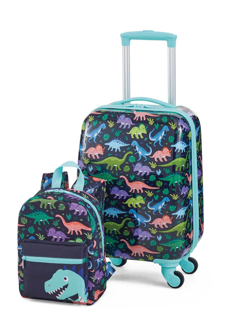 Kids Dino Hardside Luggage, 2-pc B7202