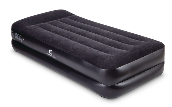 Twin Double-High Inflatable Air Mattress with Built-In Pump & Pillow C3422