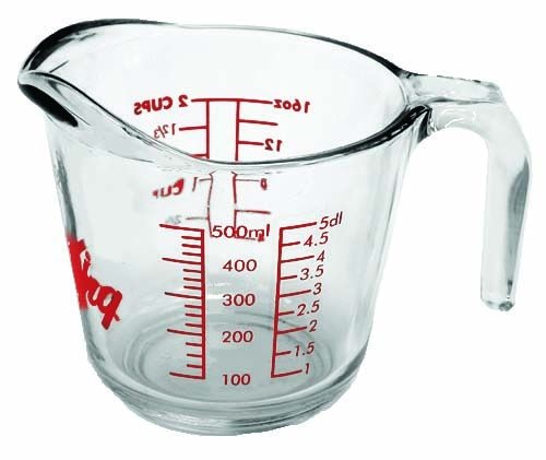 Glass Measuring Cup, 500-ml S804