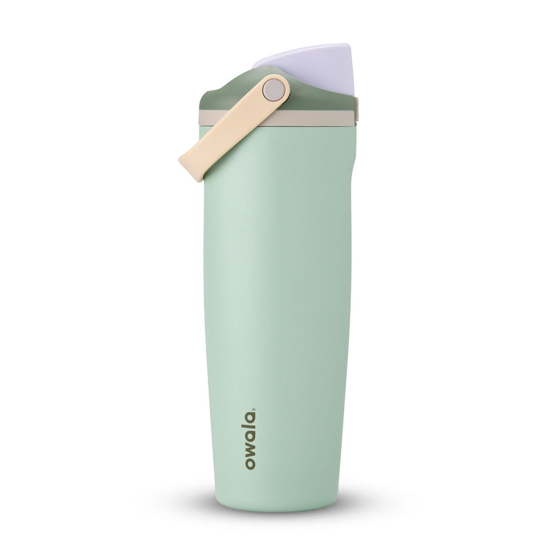 Sway Stainless Steel Insulated Portable Reusable Water Bottle, with Built-in Straw, Various Colours, 30-oz U5648
