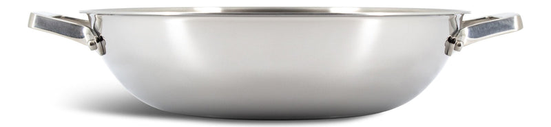 3-Ply Clad Stainless Steel Wok, 32-cm L5755