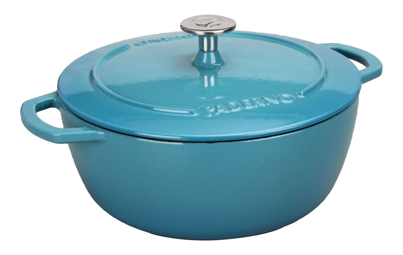 Cast Iron Dutch Oven, Atlantic Blue, 4.7-L Q0415