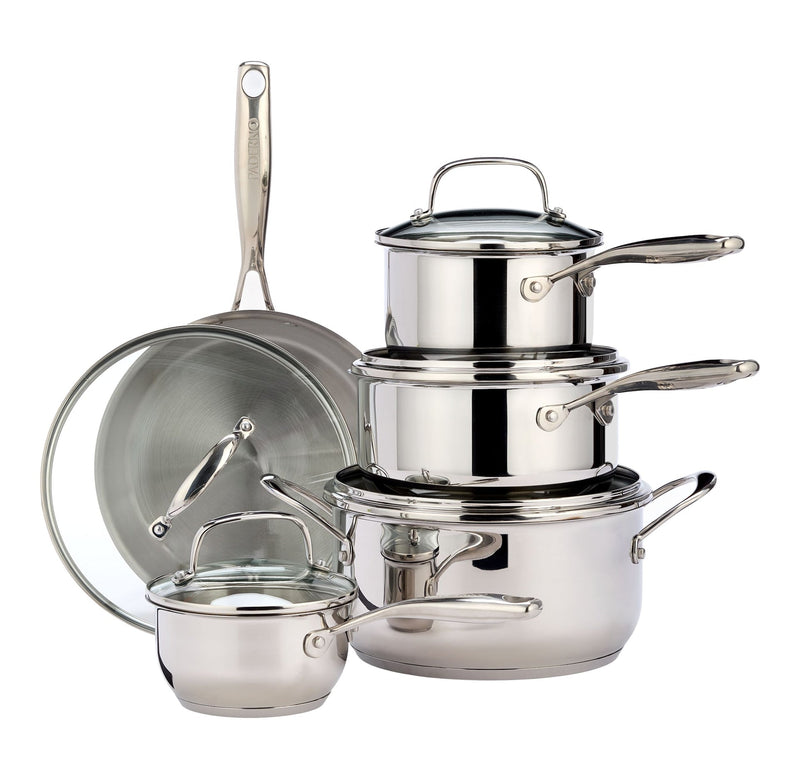 Classic 10 piece Stainless Steel Cookset N5830