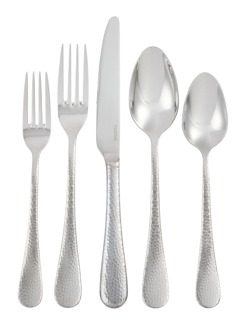 Hammered Flatware Set, Serves 4, 20-pc P3689
