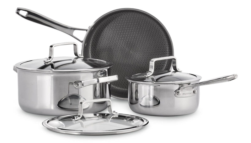 PFOA-Free Hybrid Clad Cookware Pot Set, 6-pc V2707