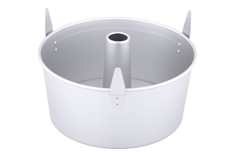 Professional Uncoated Aluminum Angel Food Cake Pan, Silver H2470