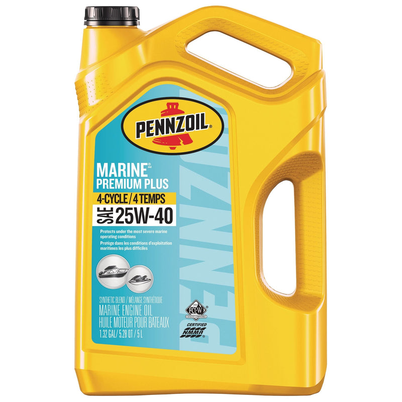 Marine Premium Plus 25W-40 4-Cycle Engine Oil, 5-L A5573