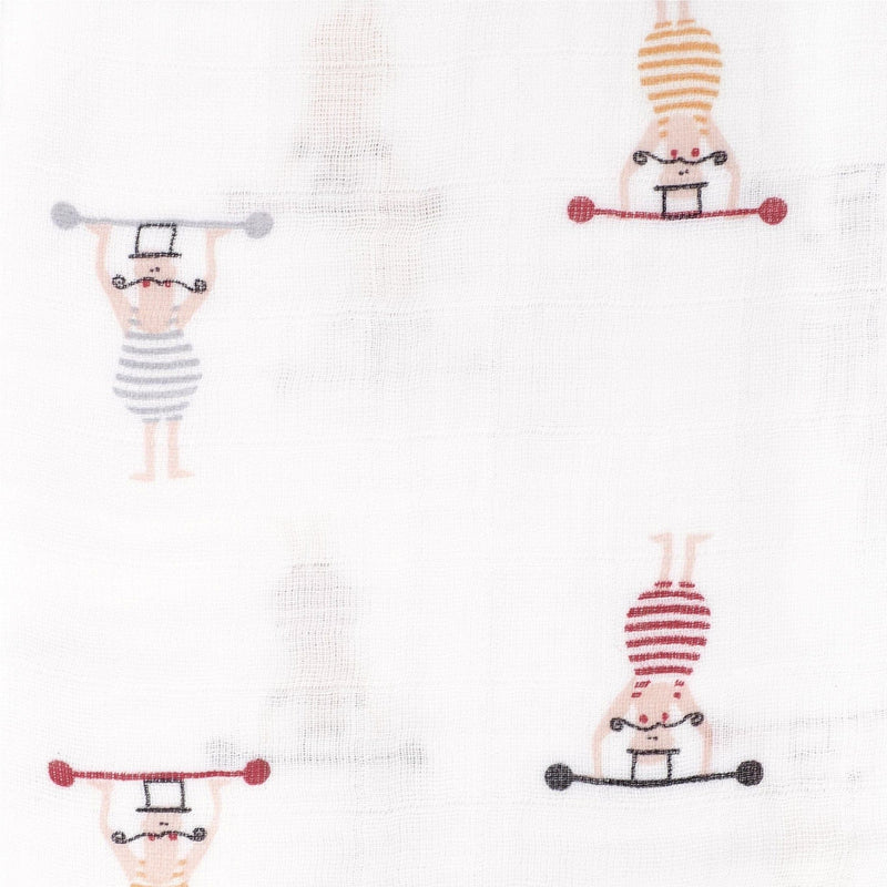Cotton Muslin Baby Swaddle Blanket, Circus M1670