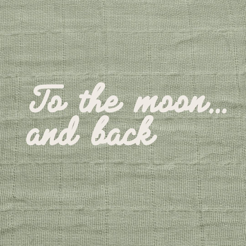 Cotton Muslin Baby Swaddle Blanket, Kaki S2817