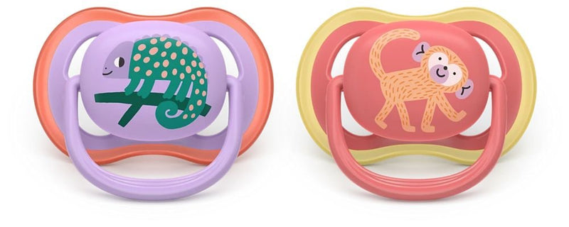 Ultra Air Pacifier 18m+, Chameleon, 2-pk N6141