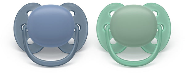 Ultra Soft Blue Pacifier for 6-18M, 2-pk H5289