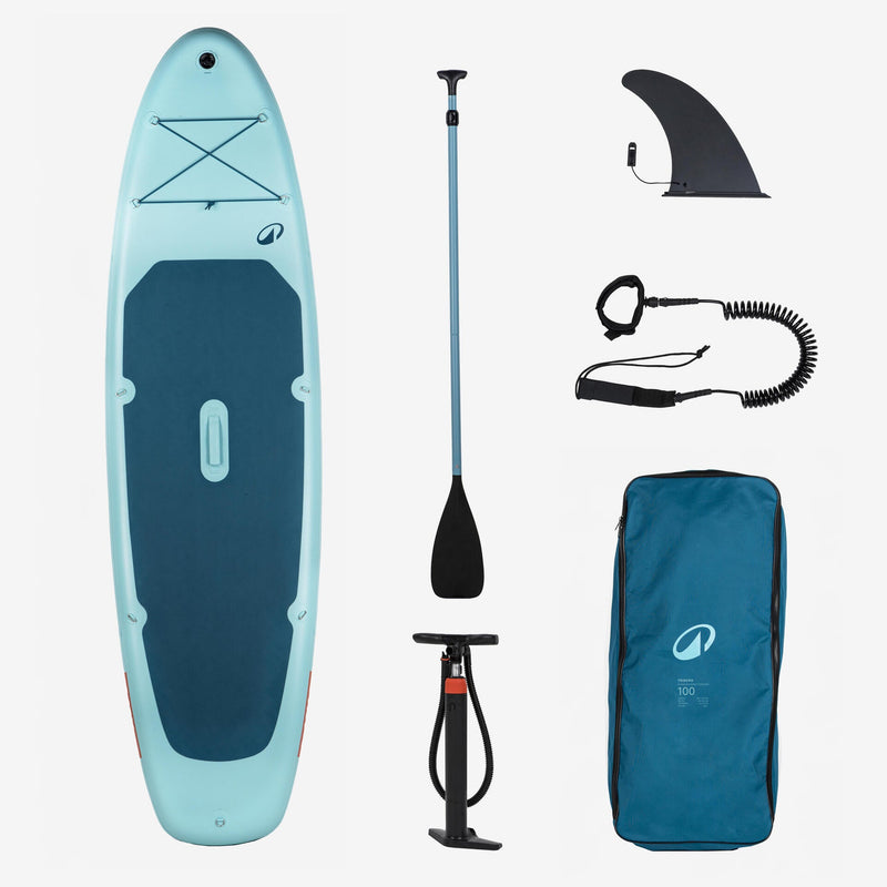 10 ft 6 in Inflatable Stand Up Paddle Set for 1–2 People, 100 I8832