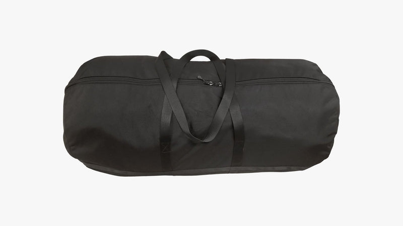 Extra-Large Black Nylon Storage Cargo Bag with Handles and Full-Length Zipper N7449