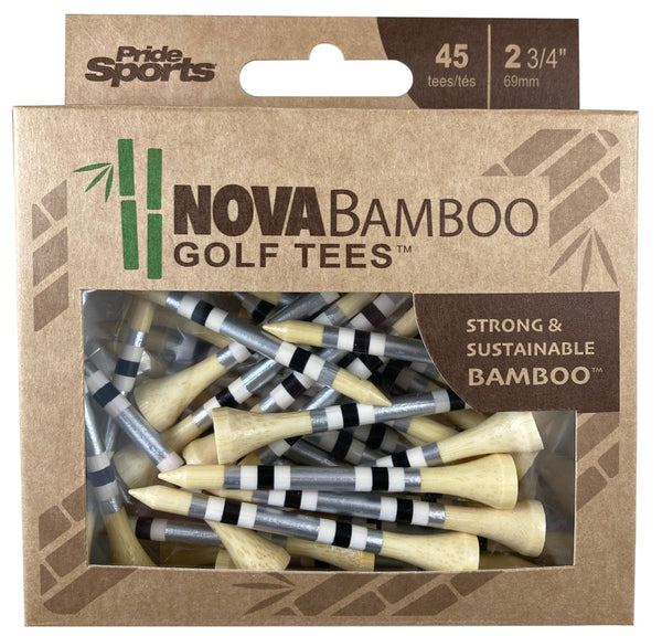 Pride Nova Bamboo Golf Tee, 2 3/4-in, 45-pk Q8436