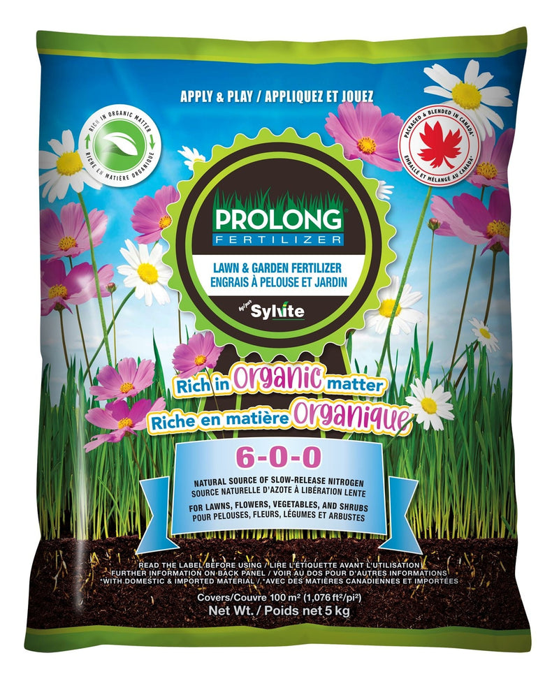 Slow Release Nitrogen Lawn & Garden Organic Fertilizer, 6-0-0, 5kg M8386