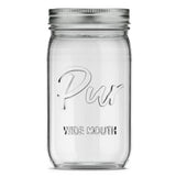 Mason Wide Mouth Canning Glass Jar with Lid & Band, 32-oz/946-mL, 12-pk