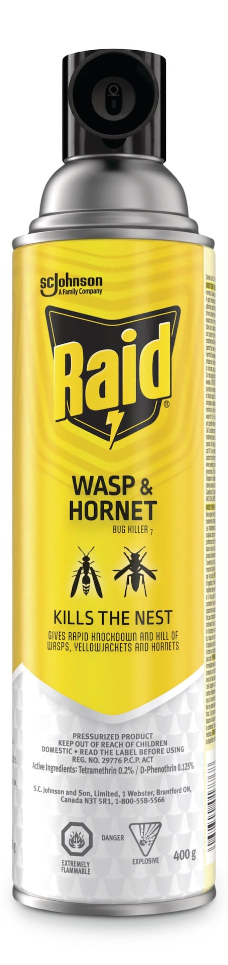 Hornet & Wasp Spray, Aerosol Spray, 400 g R8953