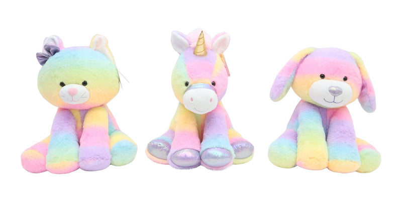 Rainbow Buddies 10-in Plush Toy, Assorted, Collectibles V4033