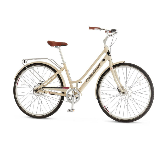 Dobson Comfort Electric Bike, Lightweight & LCD Display-Integrated, 700C Wheels, Beige N1011