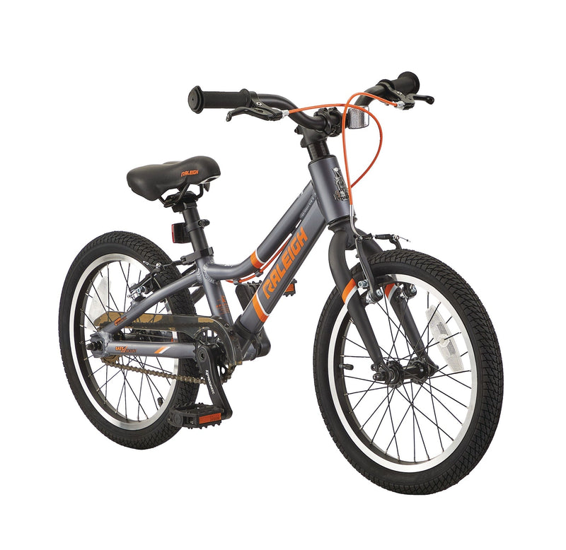Meteor Kids Bike with Reflectors, 16-in Wheel, Grey E9120