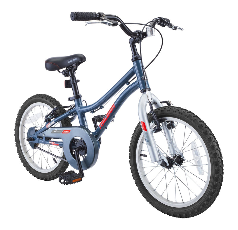 Vibe Kids' Bike with Alloy V-brakes, 16-in, Grey/Blue F9063
