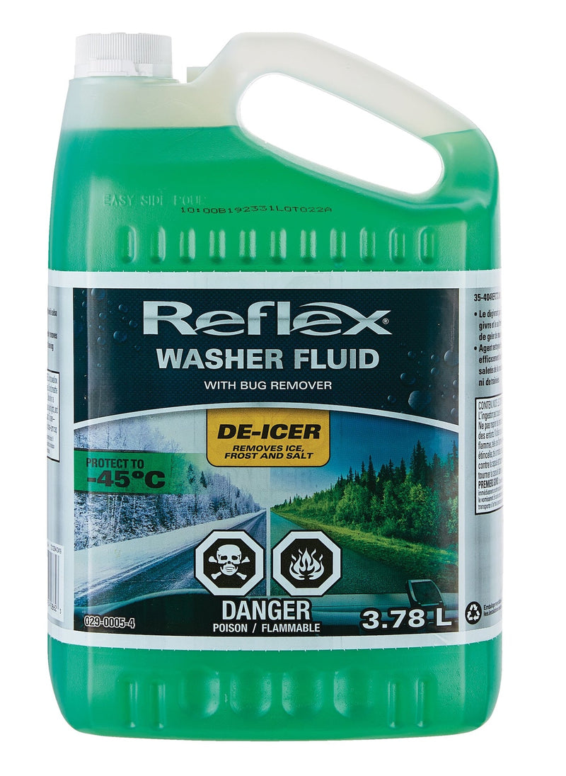 All Season Windshield Washer Fluid with Bug Remover & De-icer, -45°C, 3.78-L E9866