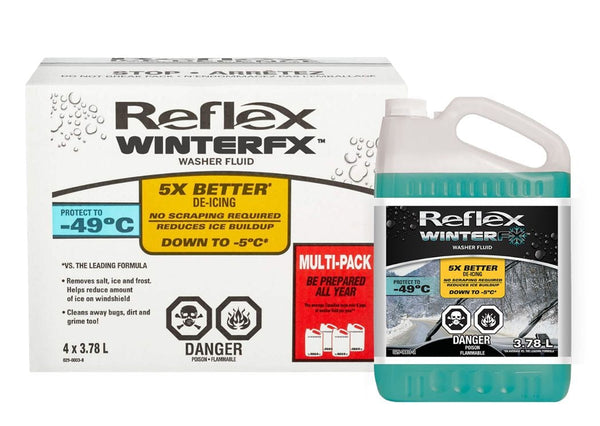 WinterFx Windshield Winter Washer Fluid, -49°C, 3.78L, 4-pk A9935