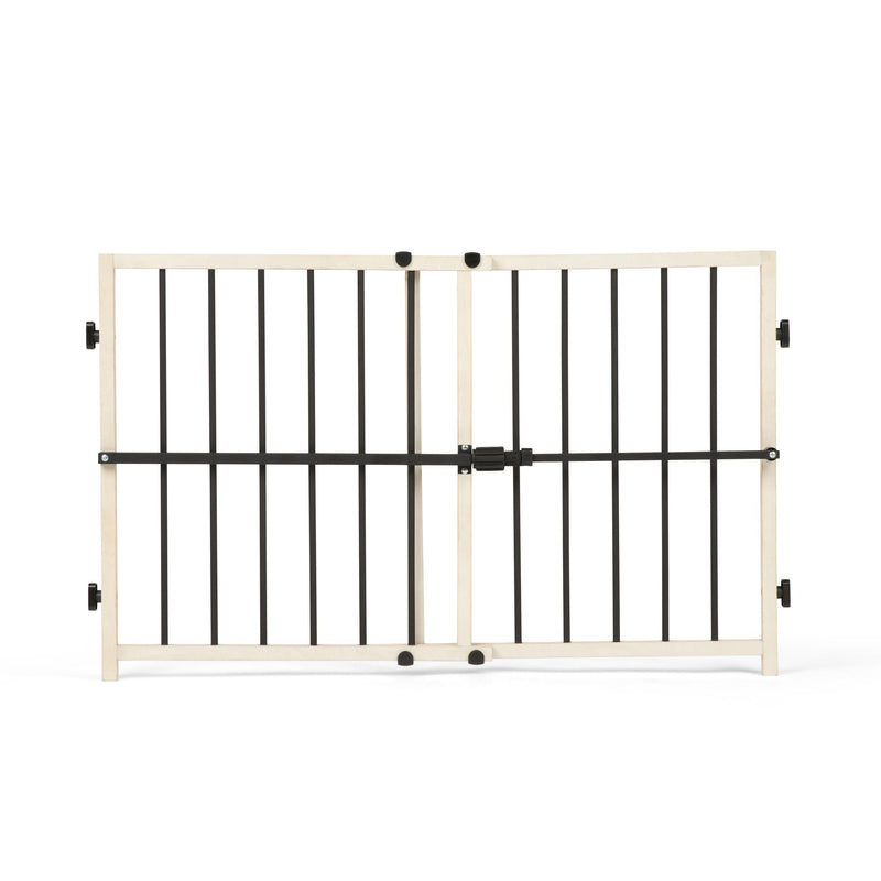 Wooden Expandable Baby Gate, 24-in H8269