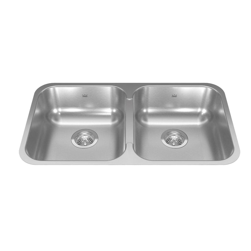 in FB Double Stainless Steel Sink, 30.88x17.75x7-in T5569