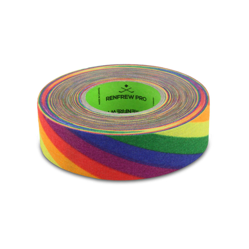 Pro Hockey Tape, Rainbow, 24-mm x 18-m X9911