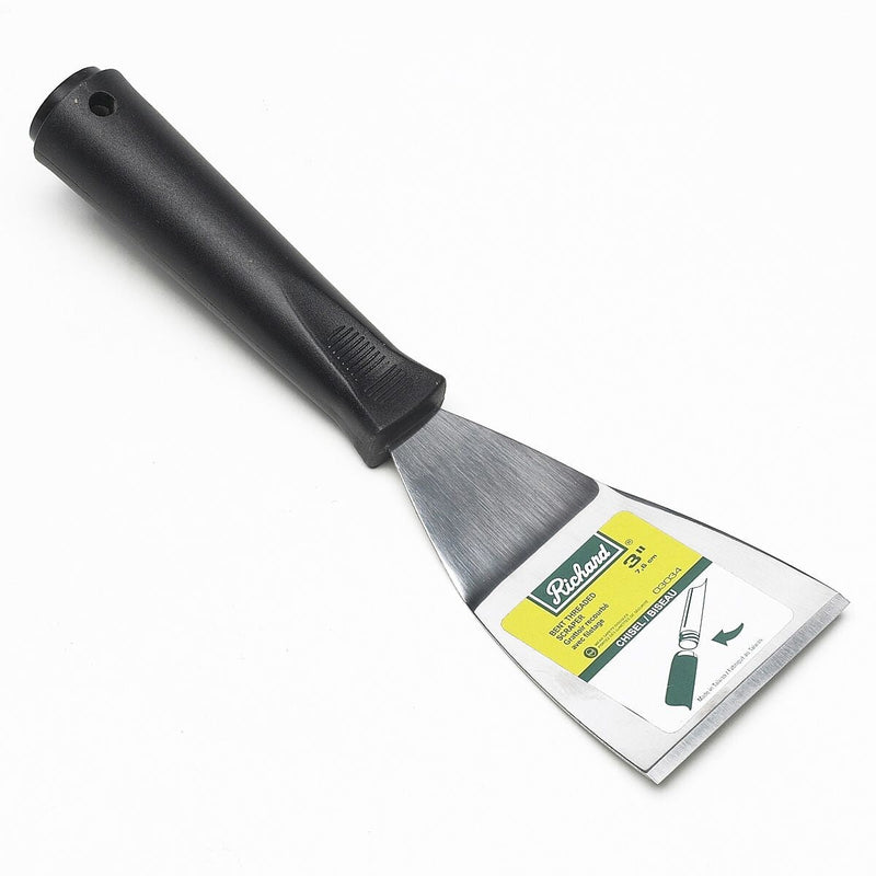 Bent Chisel Scraper with Threaded Handle For Extension Pole, Stainless Steel, 3-in T8933